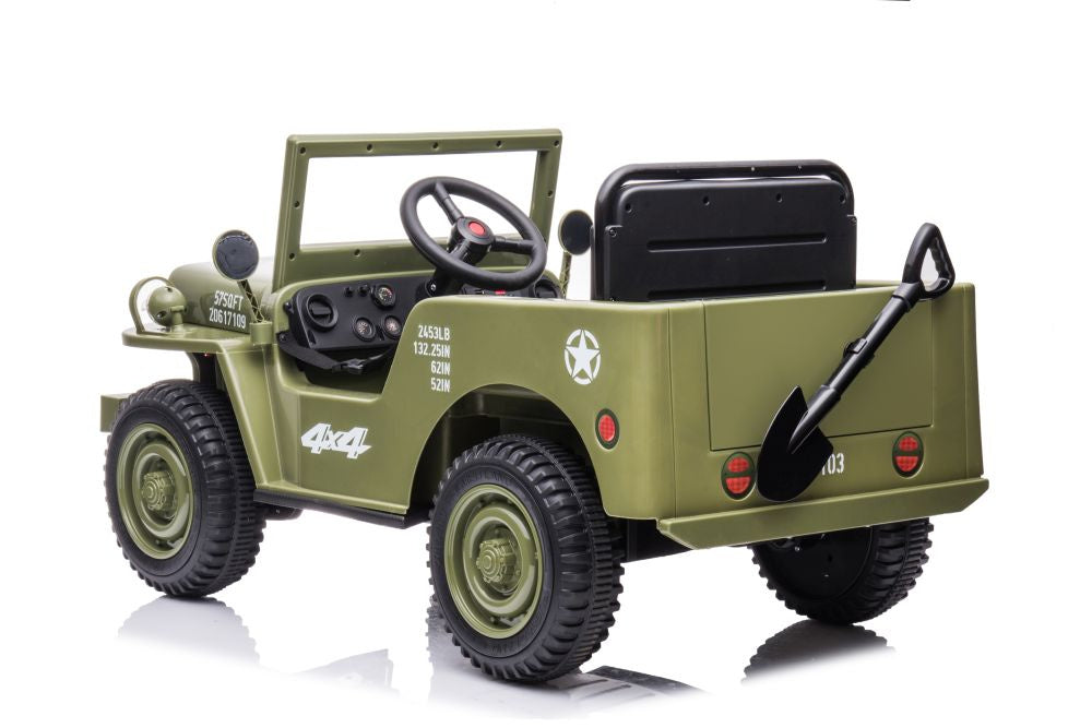Auto na akumulator JH-103 4x4 - maslinasto/zeleni