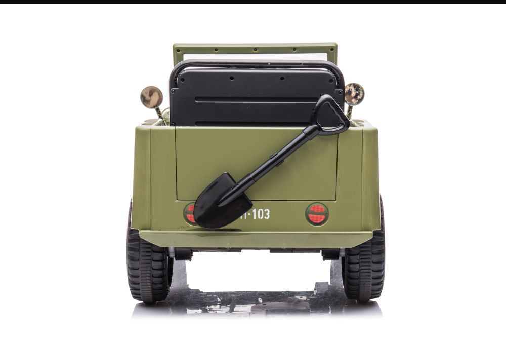Auto na akumulator JH-103 4x4 - maslinasto/zeleni