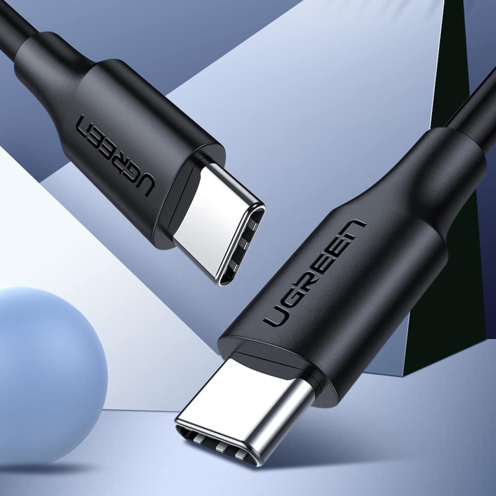 Ugreen - podatkovni kabel (10306) - USB-C na Type-C, 3A, 2m - crni