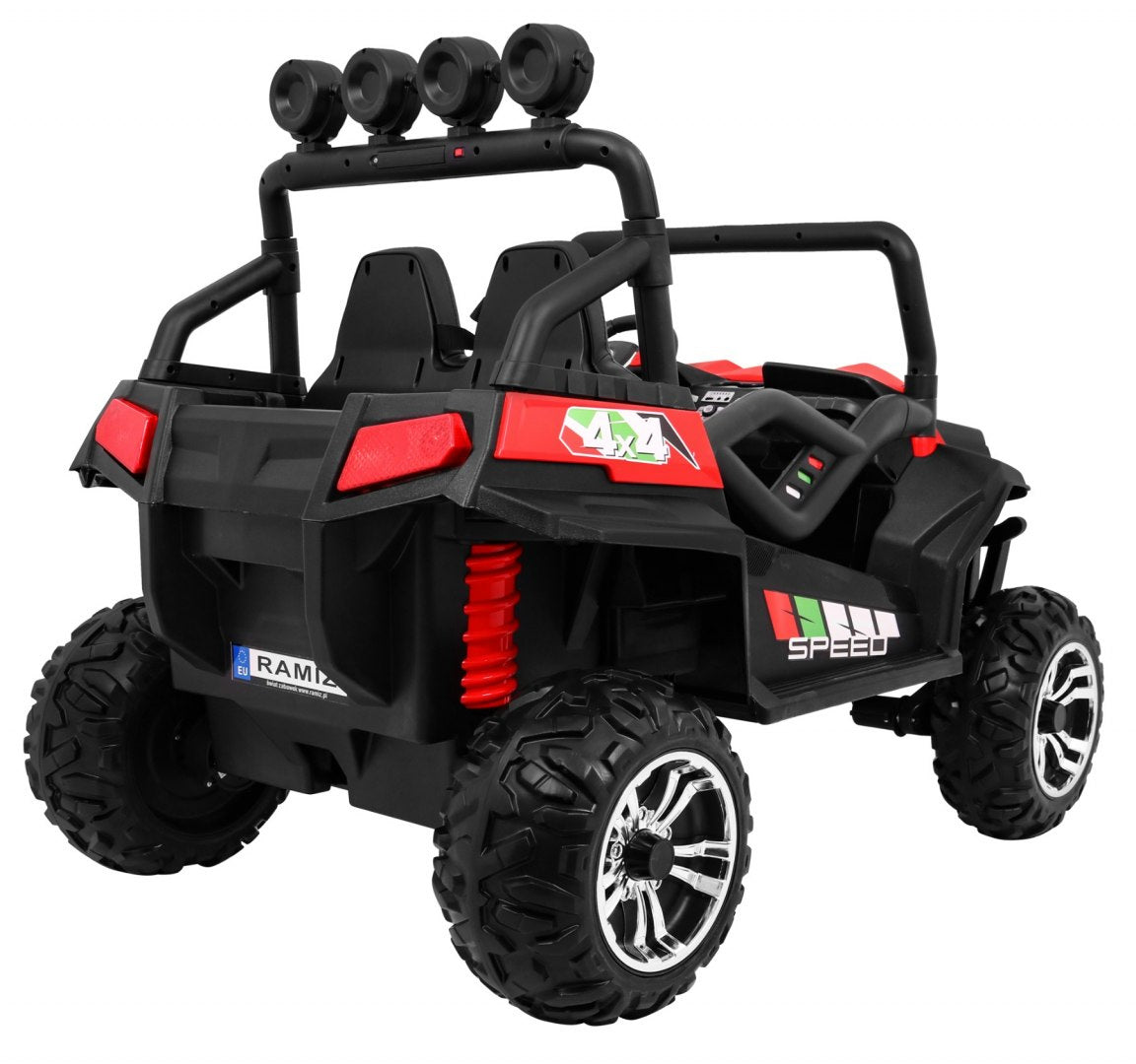 Buggy na akumulator Grand 4x4 LIFT - dvosjed - crveni