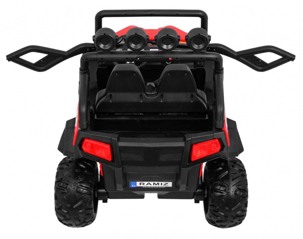 Buggy na akumulator Grand 4x4 LIFT STRONG - dvosjed - crveni