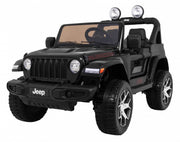 Licencirani auto na akumulator Jeep Wrangler Rubicon 4x4 - crni