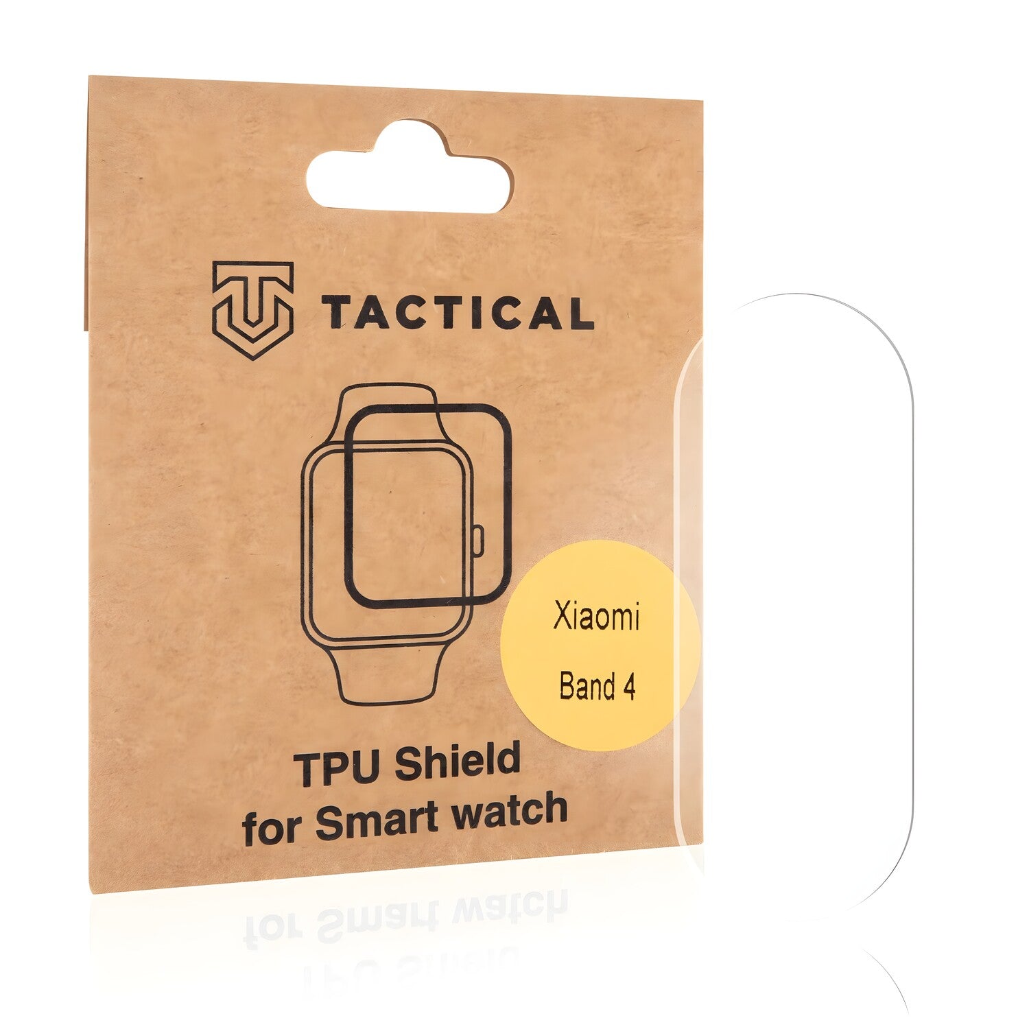 Taktička TPU Folija/Sat za Xiaomi Band 4 - Prozirna KP8547
