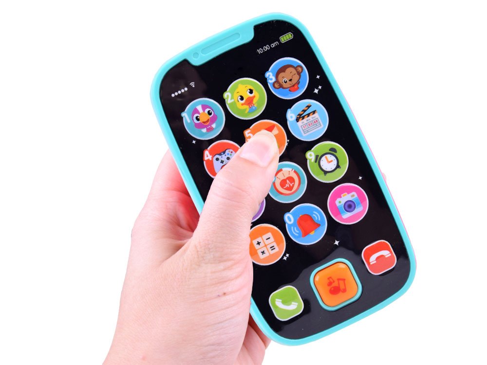 Interaktivni baby smartphone plavi