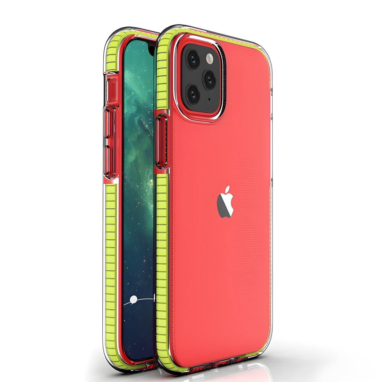Futrola Spring clear TPU za Apple iPhone 12 Mini - Žuta KP8640