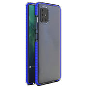 Futrola Spring clear TPU za Xiaomi Redmi Note 9/Redmi 10X 4G - Tamno plava KP8694