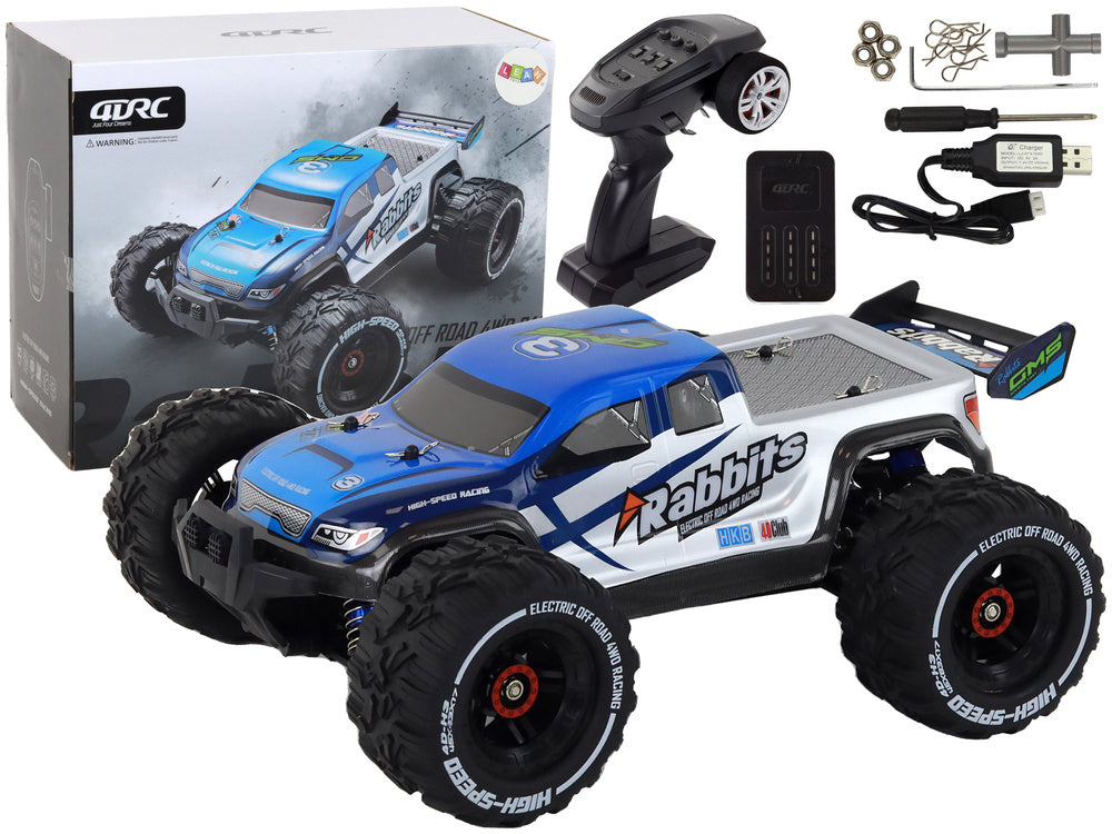 Auto na daljinsko upravljanje Rabbits RC Off-Road - Plavi