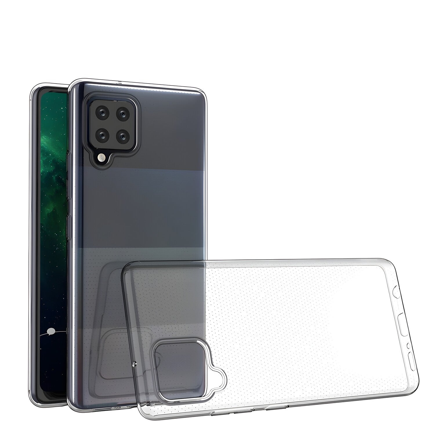 Przezračno zaštitno kućište za Samsung Galaxy A12/Galaxy M12/Galaxy F12 - Prozirna KP9394
