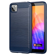 Futrola Carbon Shield TPU za Huawei Y5P - Plava KP9451