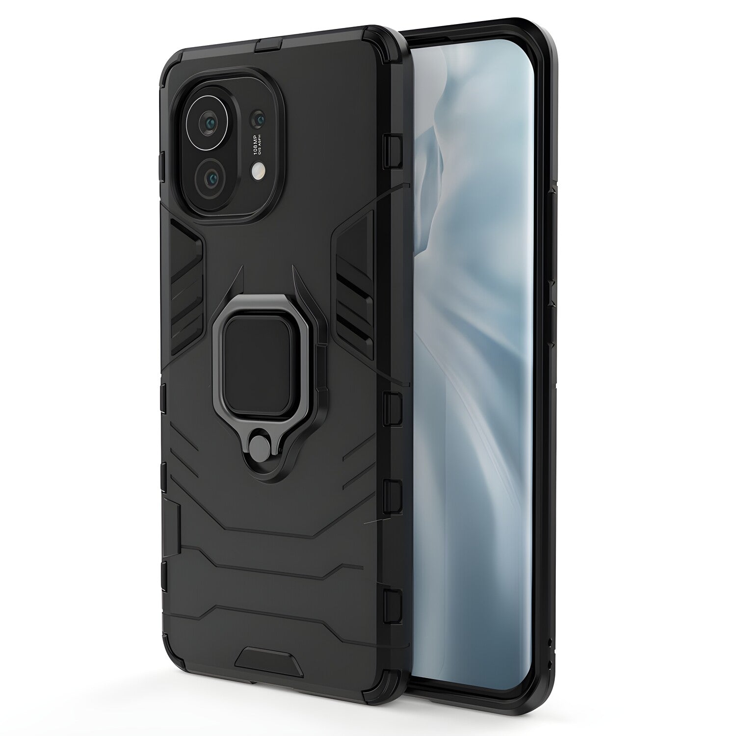 Otporna futrola Ring Armor Case za Xiaomi Mi 11 - Crna KP9715