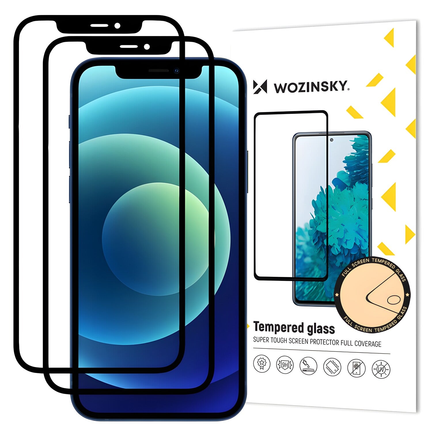 2x Wozinsky zaštitno kaljeno staklo za Apple iPhone 12 Pro Max - Crna KP9901