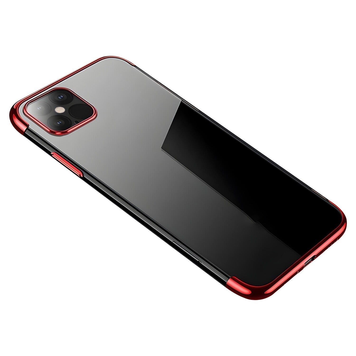 Futrola Clear Color s obojenim rubom za Xiaomi Mi 11 - Crvena KP10797