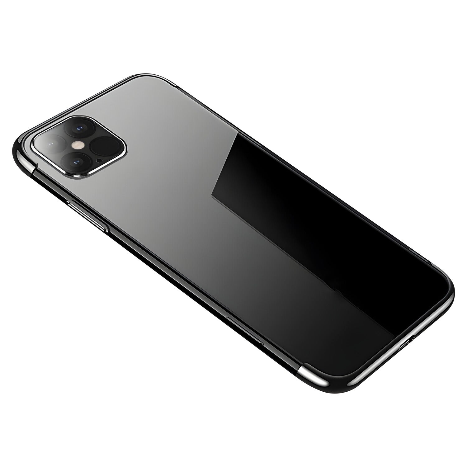 Futrola Clear Color s obojenim rubom za Samsung Galaxy S21 Ultra 5G - Crna KP10819