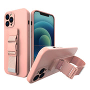 Futrola Rope Case za Samsung Galaxy A12/Galaxy M12 - Roza KP11322