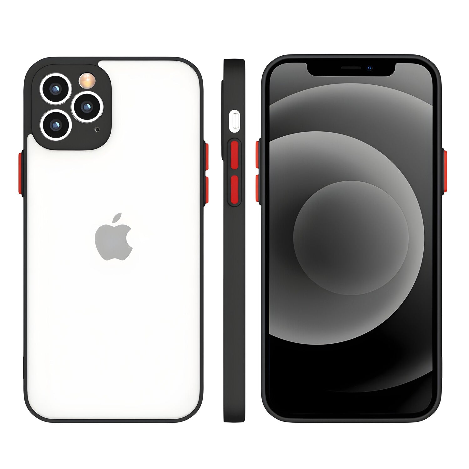 Silikonska fleksibilna futrola Milky Case za Apple iPhone 12 Pro Max - Crna KP11774