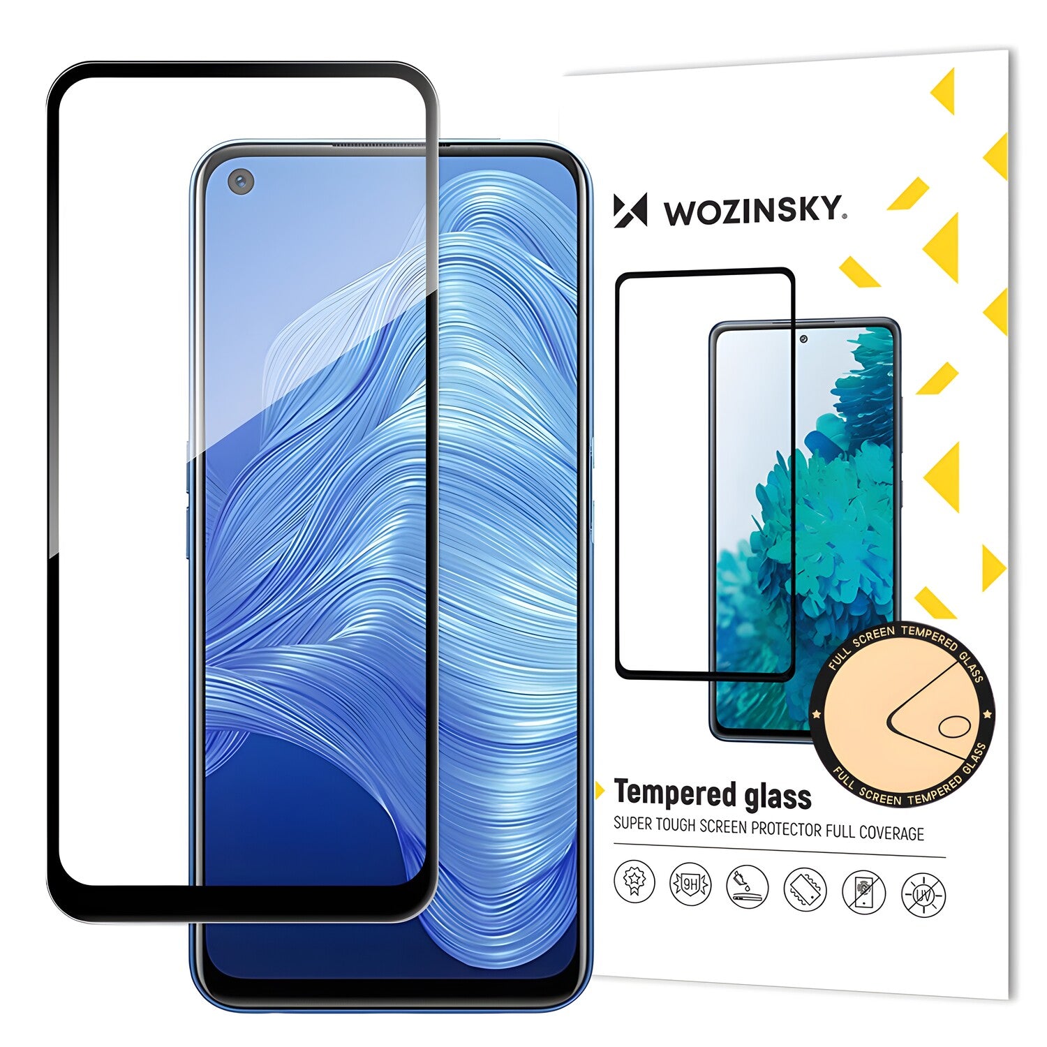 Wozinsky zaštitno kaljeno staklo za Realme 7 - Crna KP13192