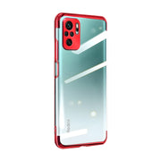 Futrola Clear Color s obojenim rubom za Xiaomi Redmi Note 10 Pro - Crvena KP13954