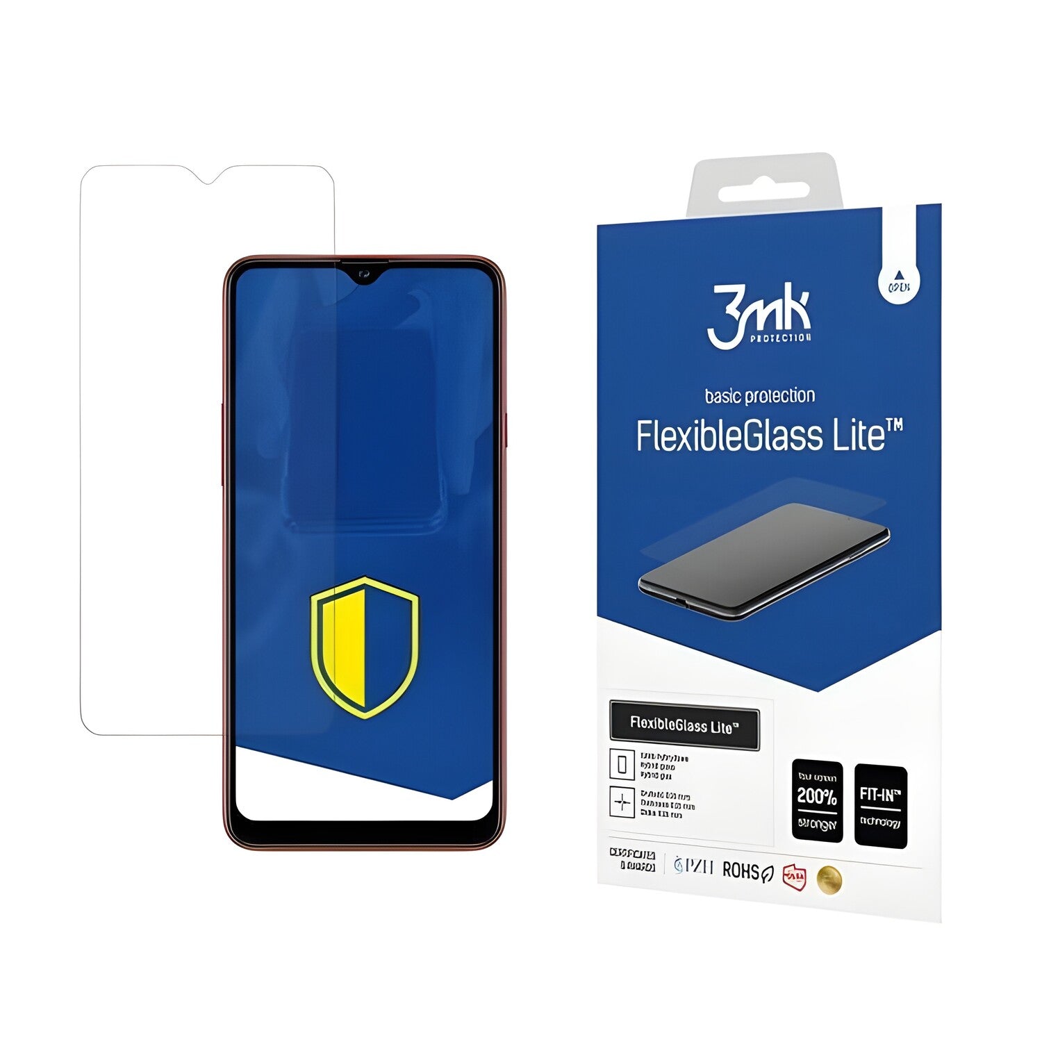 Zaštitno hibridno staklo 3mk FlexibleGlass za Samsung Galaxy A20s - Prozirna KP14563