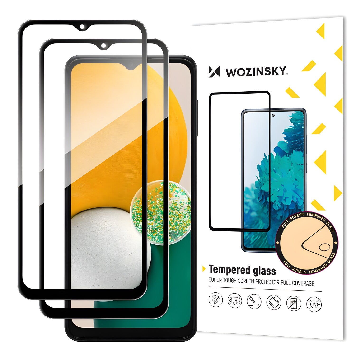 2x Wozinsky zaštitno kaljeno staklo za Samsung Galaxy A13 5G - Crna KP15213