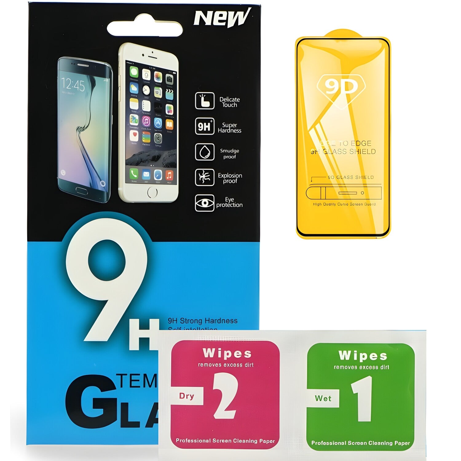 9D zaštitno staklo Fenix za Samsung Galaxy J4/Galaxy J4 - Crna KP16177