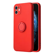Vennus Silikonska futrola s prstenom za Samsung Galaxy S9 Plus - Crvena KP18145