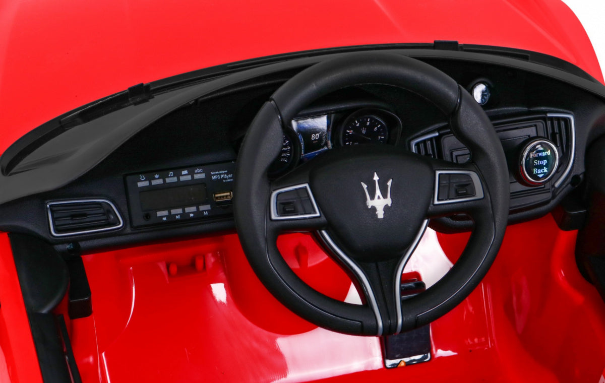 Licencirani auto na akumulator Maserati Ghibli - crveni