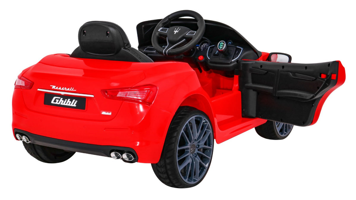 Licencirani auto na akumulator Maserati Ghibli - crveni