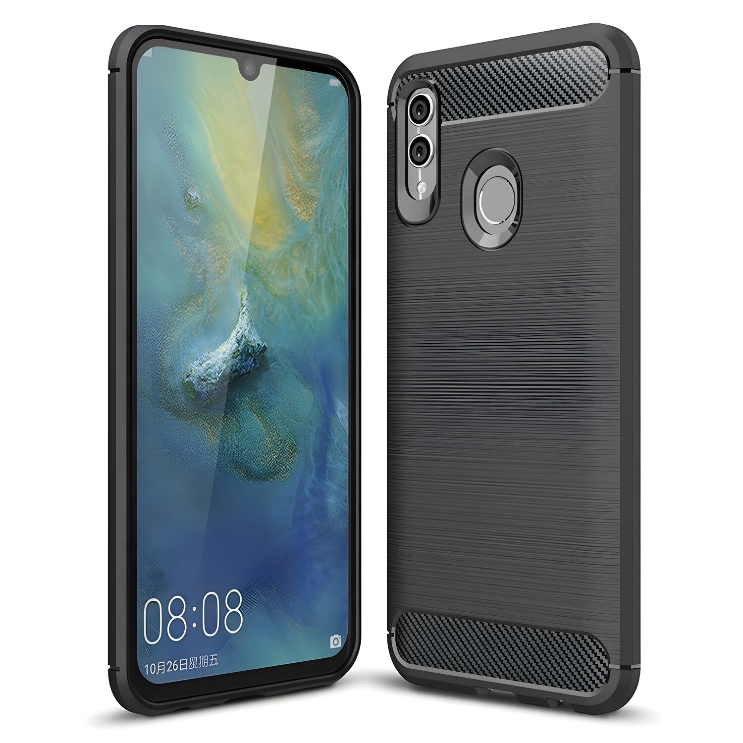 Futrola Carbon Shield TPU za Samsung Galaxy A60/Galaxy M40 - Crna KP19396