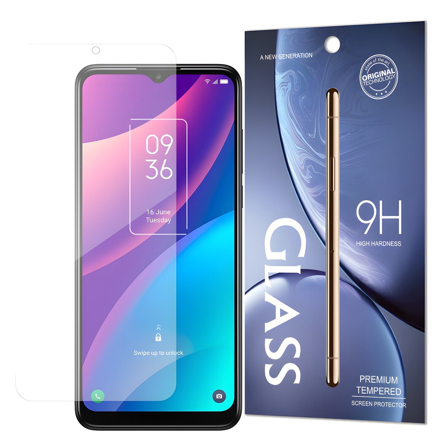 Kaljeno staklo 9H za TCL 30 SE - Prozirna KP22439