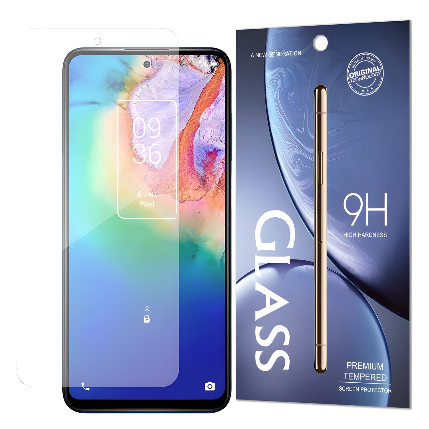 Kaljeno staklo 9H za TCL 20 5G - Prozirna KP22512