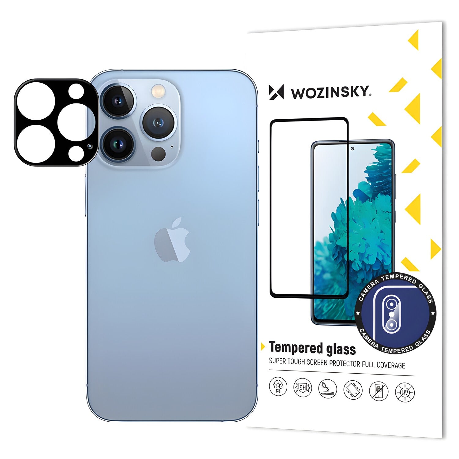 Wozinsky kaljeno staklo za kameru 9H za Apple iPhone 13 Pro Max - Crna KP24543