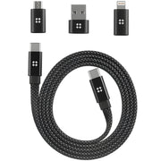 Edizard Magnetički Type - C kabel 240W - 1 m – Crna KP36774