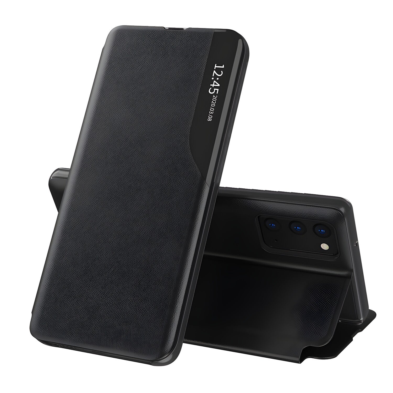 Elegantna knjižna futrola View Case za Xiaomi Redmi 10A - Crna KP25340