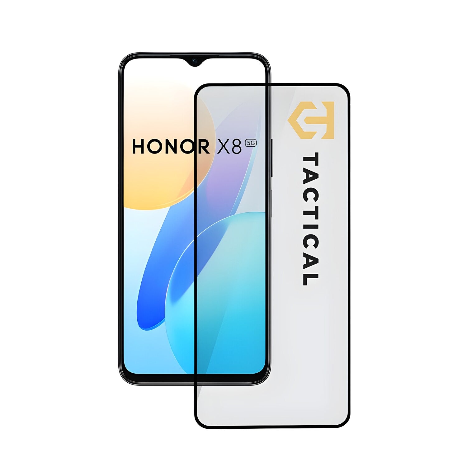 Tactical Glass Shield 5D staklo za Honor X8 5G/X6 4G - Crna KP25803