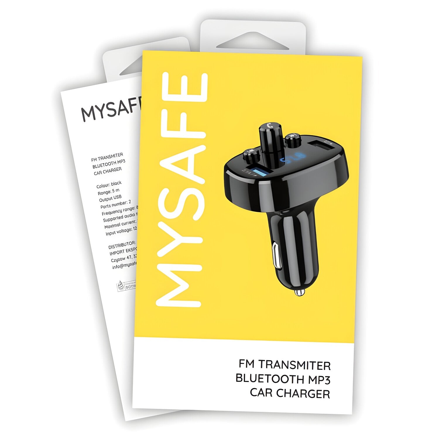 MySafe FM Bluetooth Transmitter - Crna KP26680
