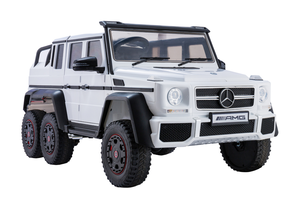 Licencirani auto na akumulator G63 6x4 24V - bijeli