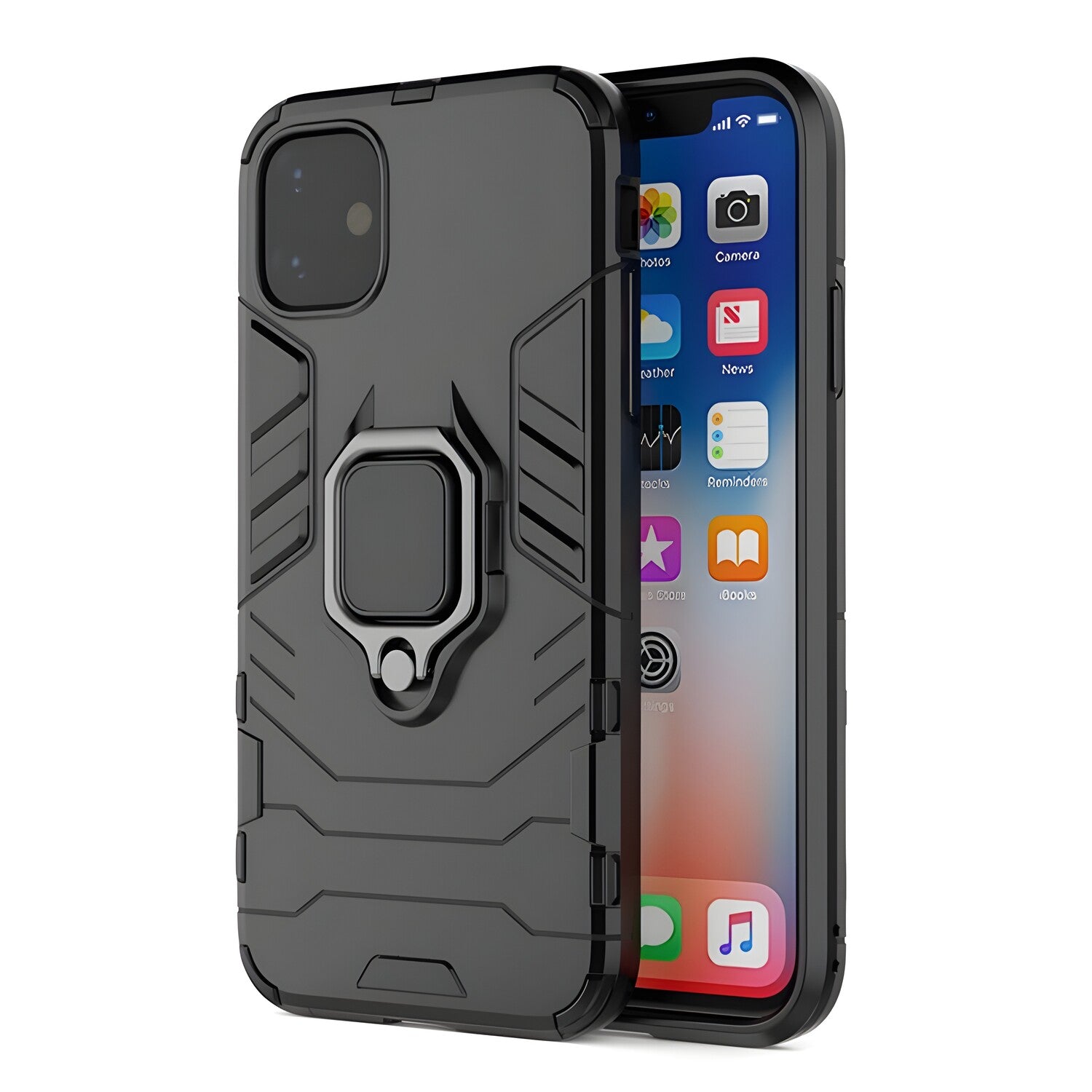 Otporna futrola Ring Armor Case za Honor 10 - Crna KP27866