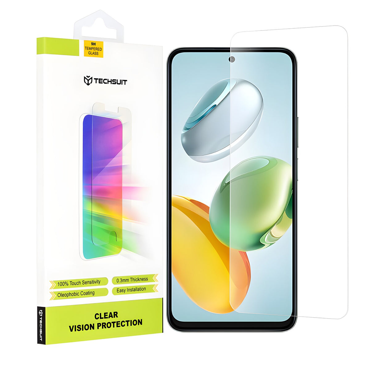 Techsuit zaštitno staklo 9H za Honor 200 Smart/X7c - Prozirna KP36624