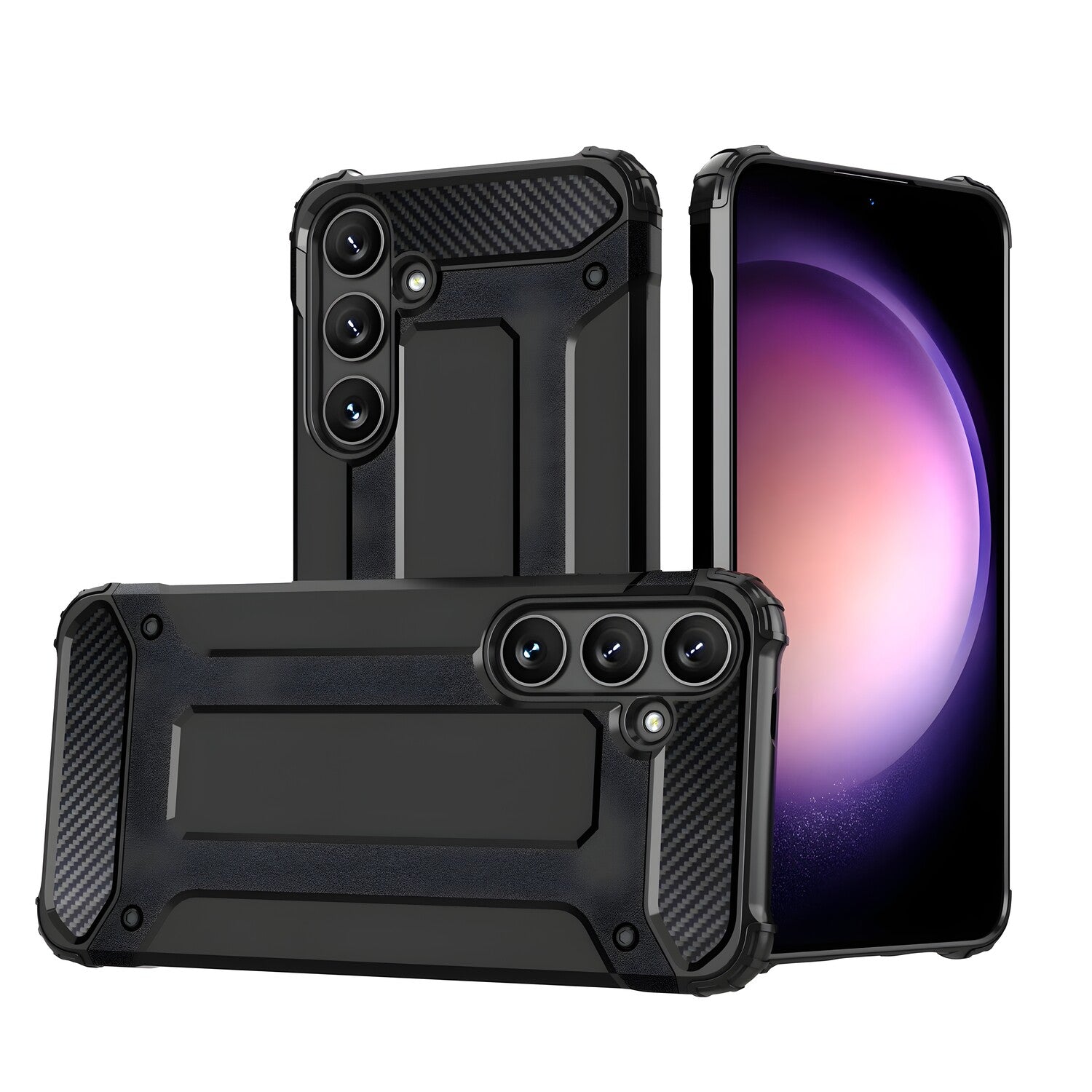 Futrola Hybrid Armor za Samsung Galaxy A15 - Crna KP30827