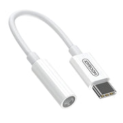 Joyroom adapter 3,5 mm Mini Jack (ženski) - USB Type-C (muški) - Bijela KP32932