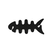 Kompaktni držač / organizator kabela Fishbone - Crna KP32968