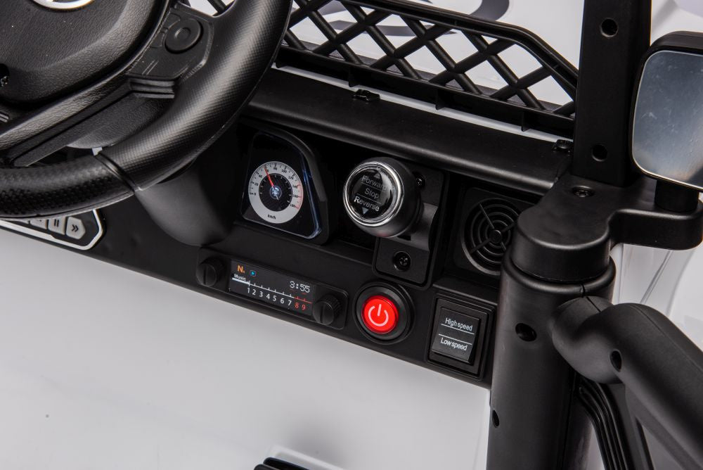 Licencirani auto na akumulator Toyota FJ White 4x4 - bijeli