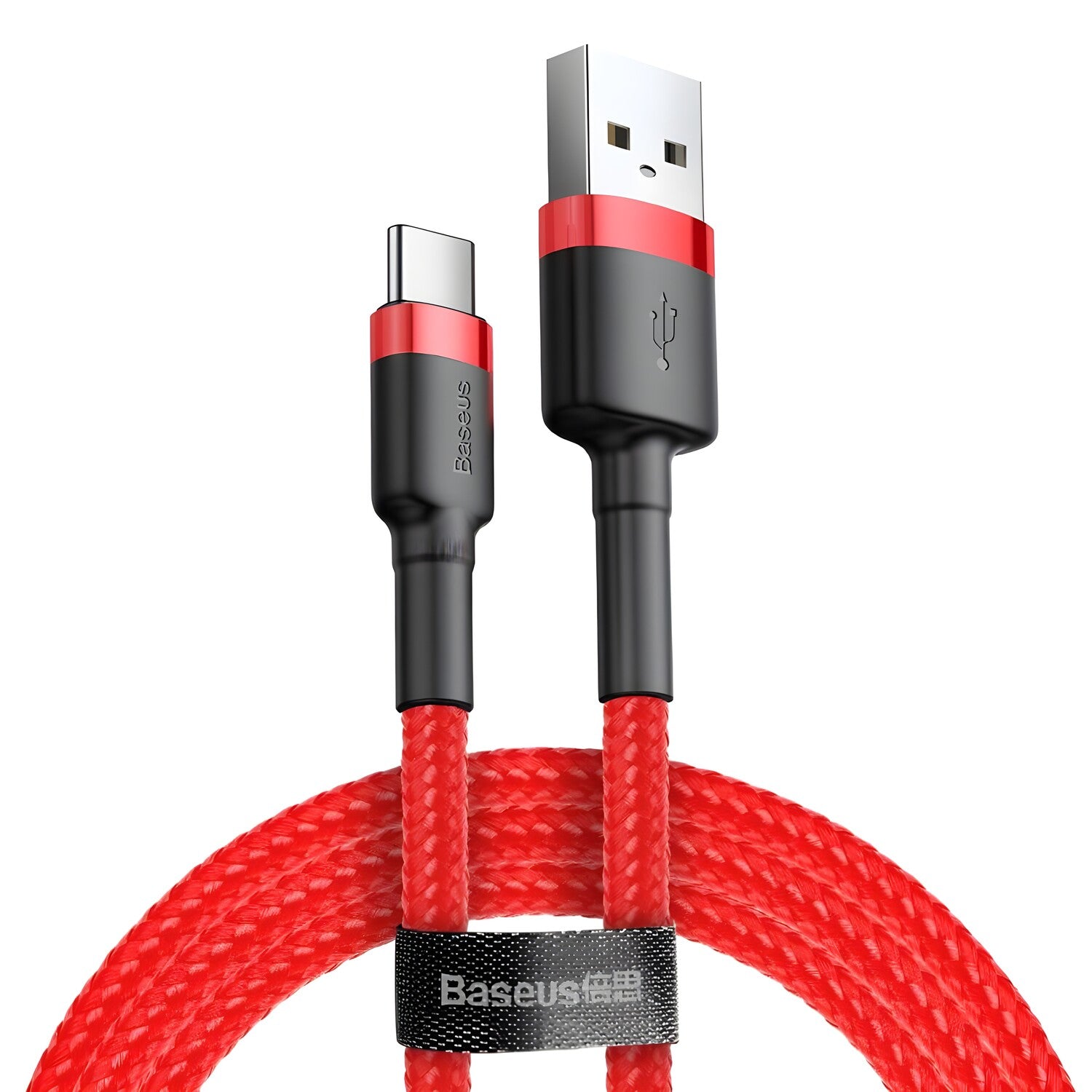 Baseus Cafule USB - A na USB - C kabel QC 3.0, 3A, 1 m – Crvena / Crna KP35198