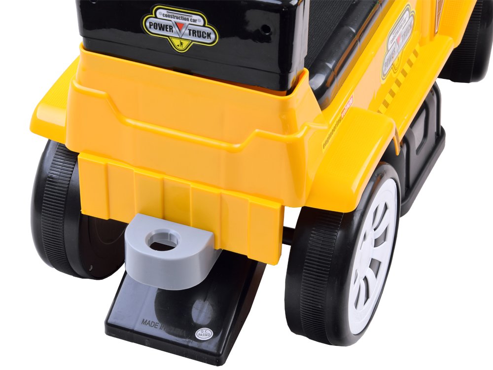 Guralica traktor s prikolicom – žuti