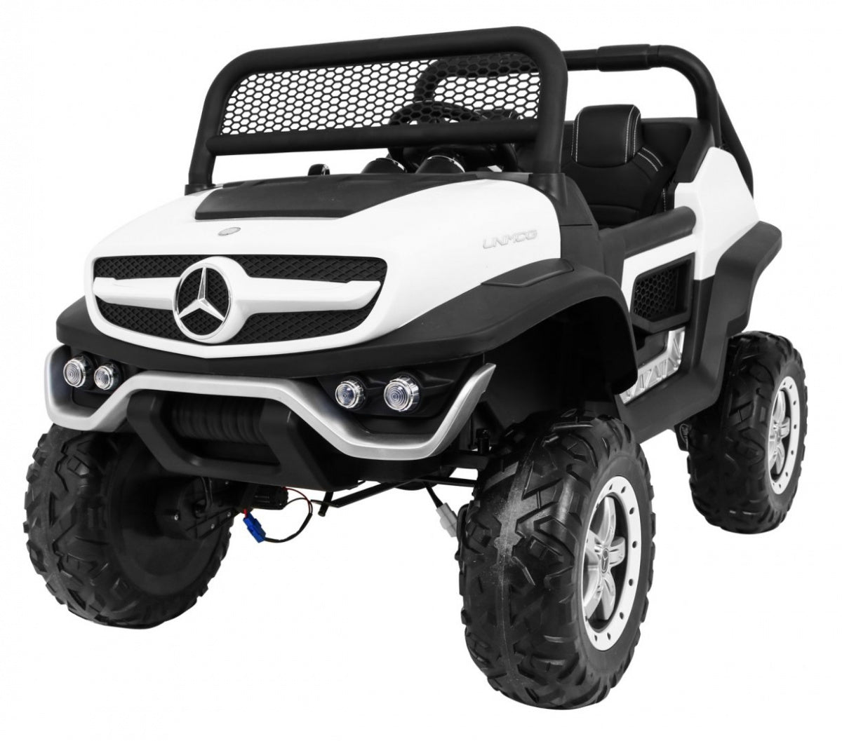 Licencirani auto na akumultor Mercedes BENZ UNIMOG - Bijeli