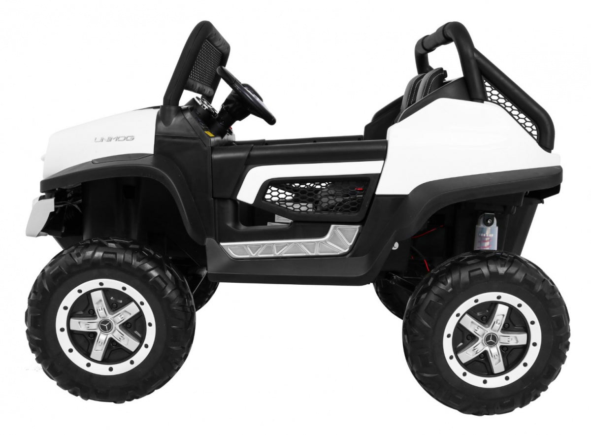 Licencirani auto na akumultor Mercedes BENZ UNIMOG - Bijeli