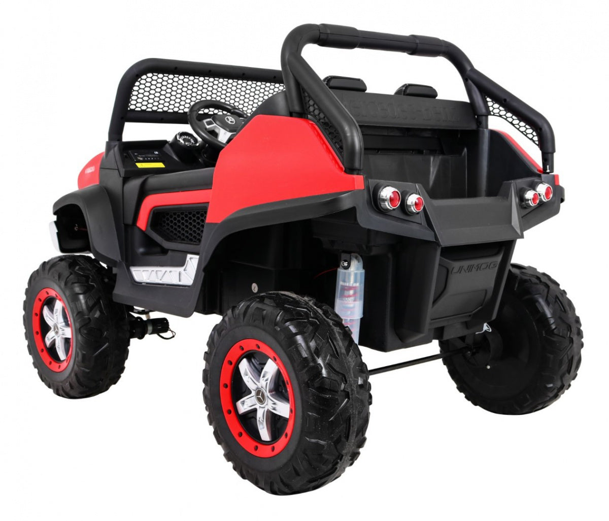 Licencirani auto na akumultor Mercedes BENZ UNIMOG - Crveni