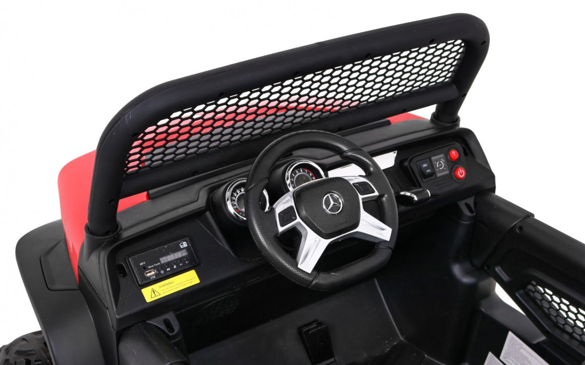 Licencirani auto na akumultor Mercedes BENZ UNIMOG - Crveni
