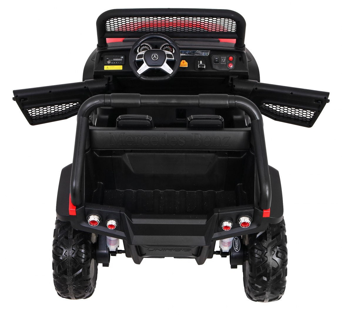 Licencirani auto na akumultor Mercedes BENZ UNIMOG - Crveni