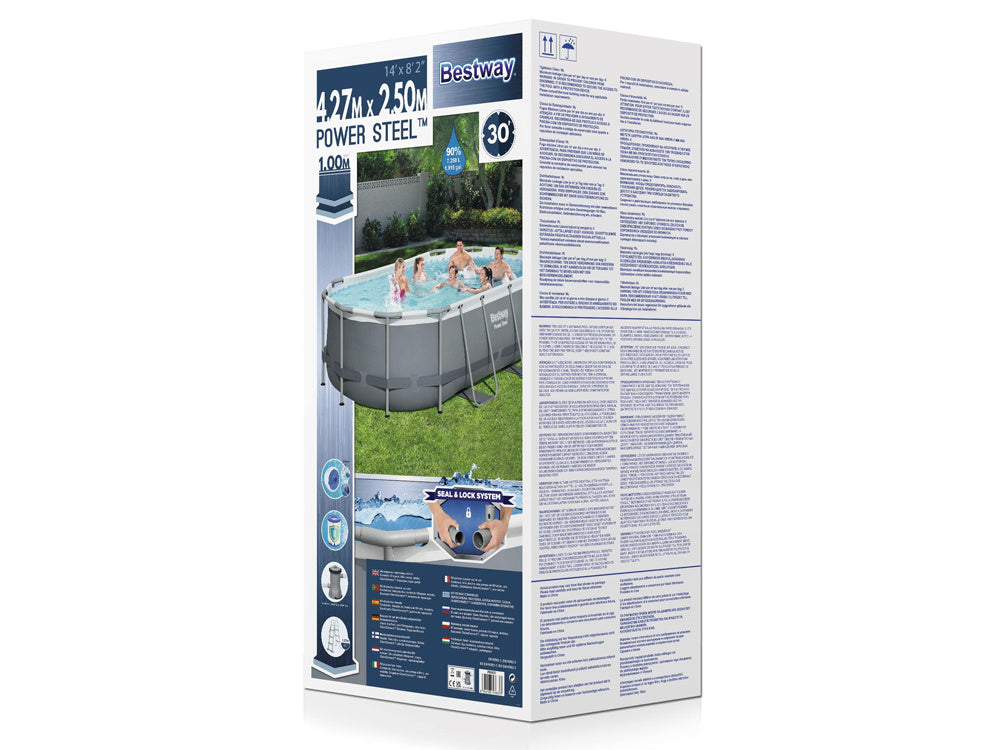 Bazen 427x250x100 cm set 8u1